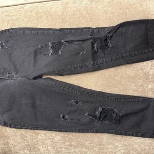 Women’s KanCan Distressed Black Jeans